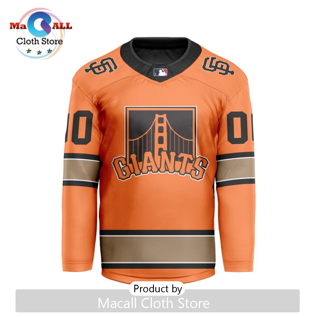 MLB San Francisco Giants Nike Custom Hockey Jersey