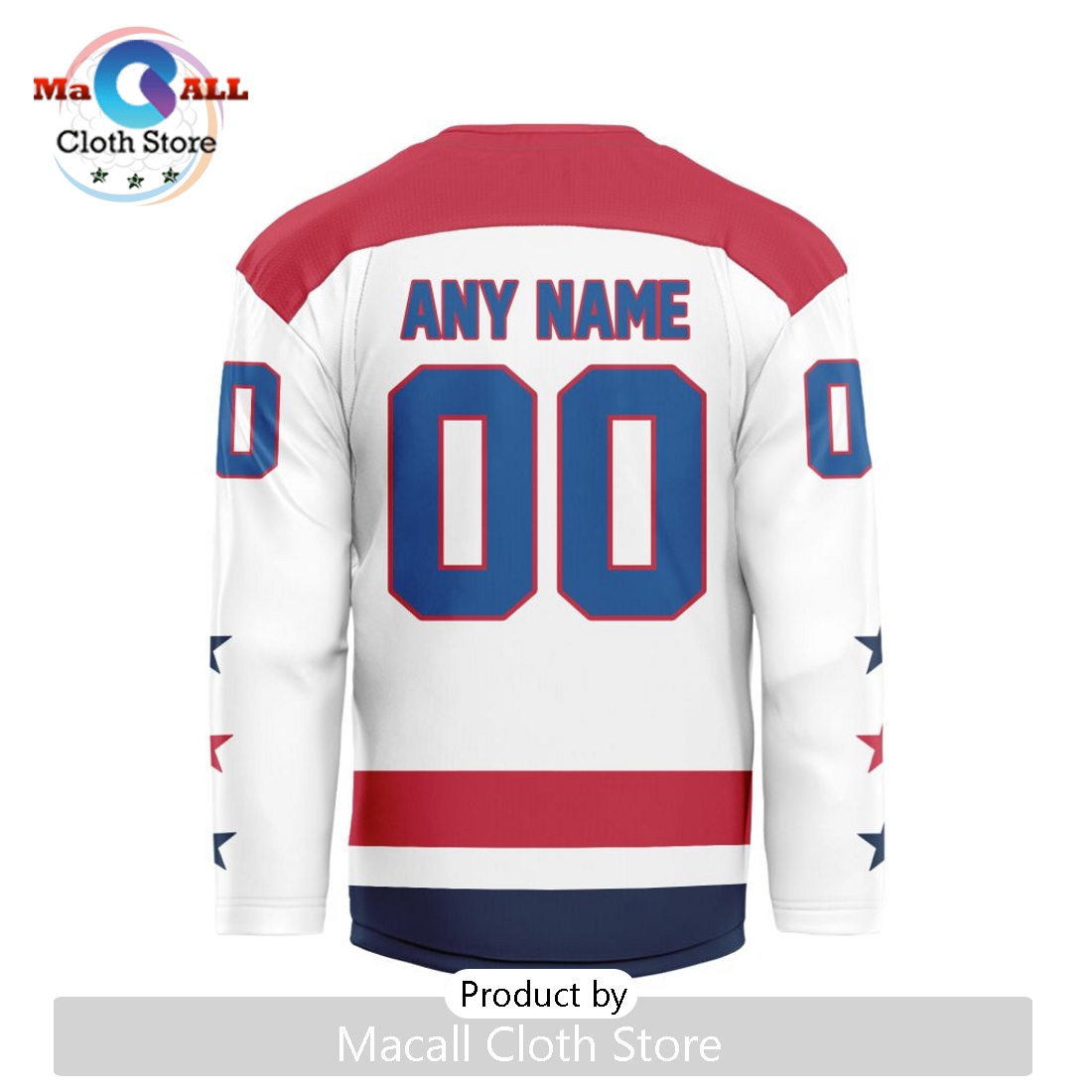 MLB Washington Nationals Nike Custom Hockey Jersey