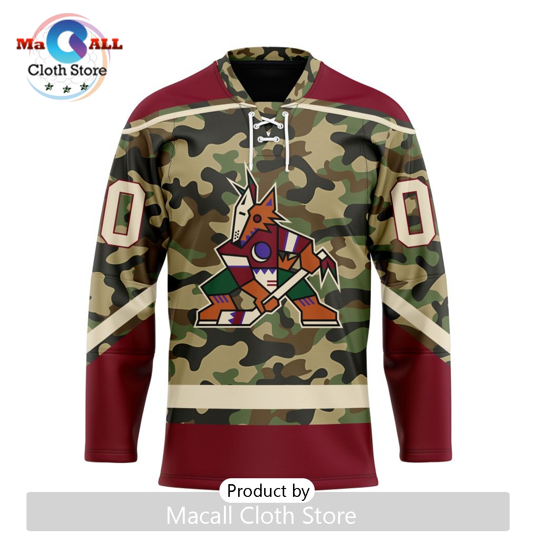 NHL Arizona Coyotes Special Camo Nike Hockey Jersey