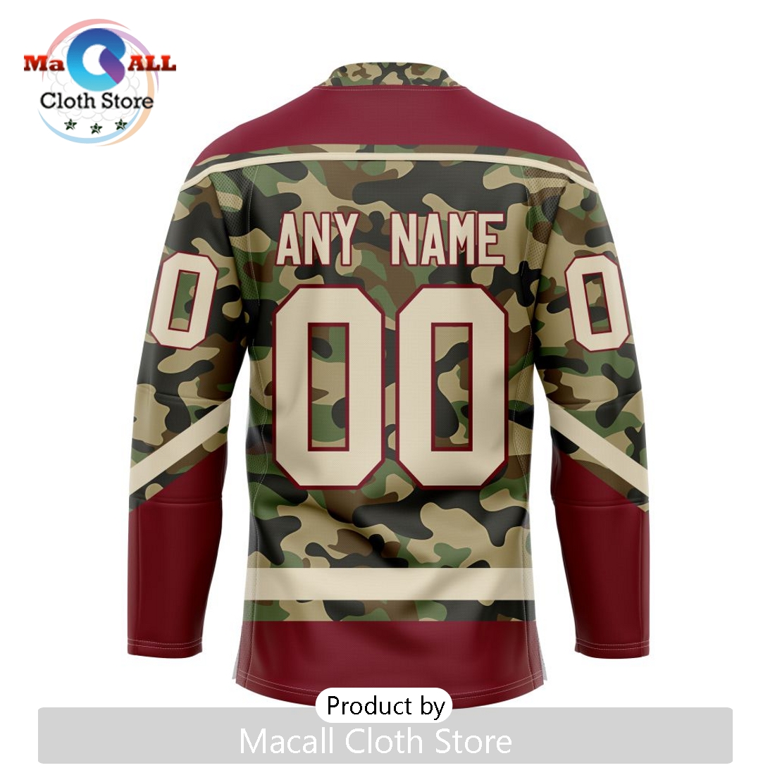 NHL Arizona Coyotes Special Camo Nike Hockey Jersey