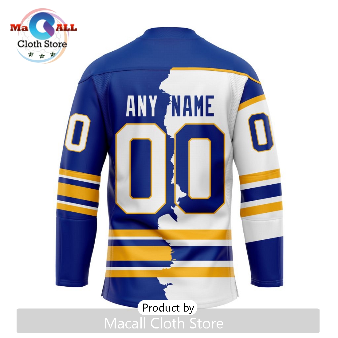 NHL Buffalo Sabres Custom Home Mix Away Hockey Jersey