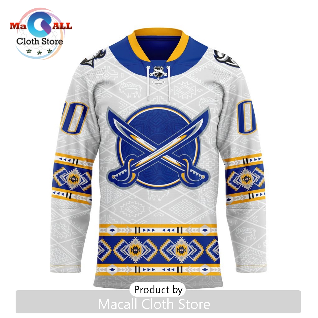 NHL Buffalo Sabres Custom Native Nike Hockey Jersey