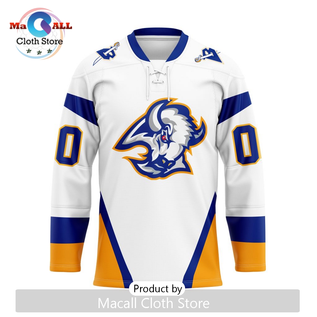 NHL Buffalo Sabres Custom Reverse Retro Hockey Jersey