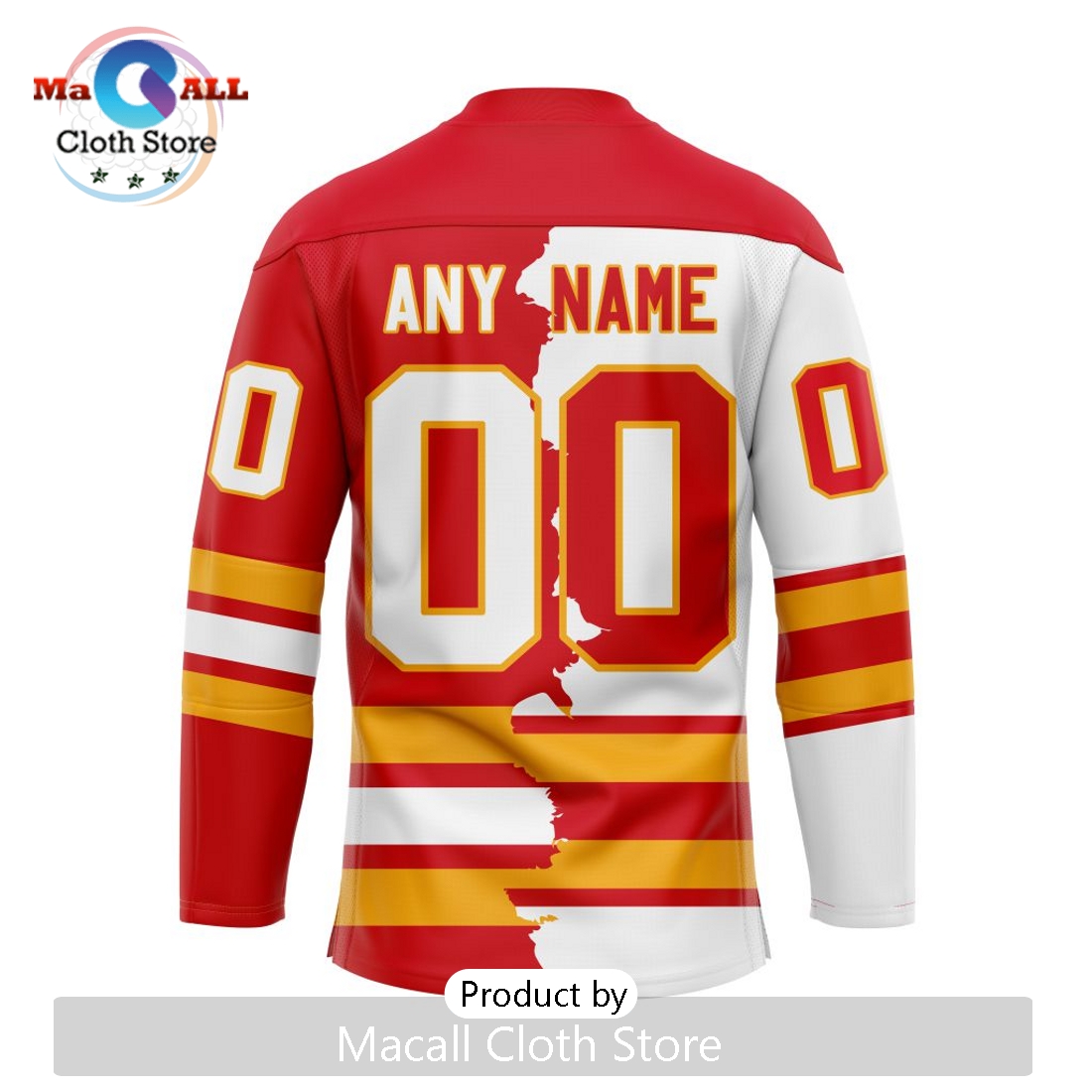 NHL Calgary Flames Custom Home Mix Away Hockey Jersey