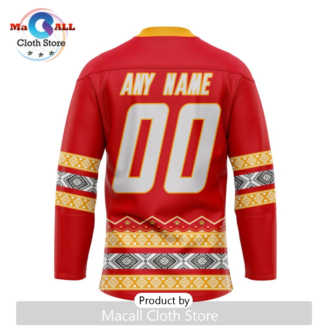 NHL Calgary Flames Custom Native Nike Hockey Jersey