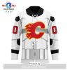 NHL Calgary Flames Custom Home Mix Away Hockey Jersey