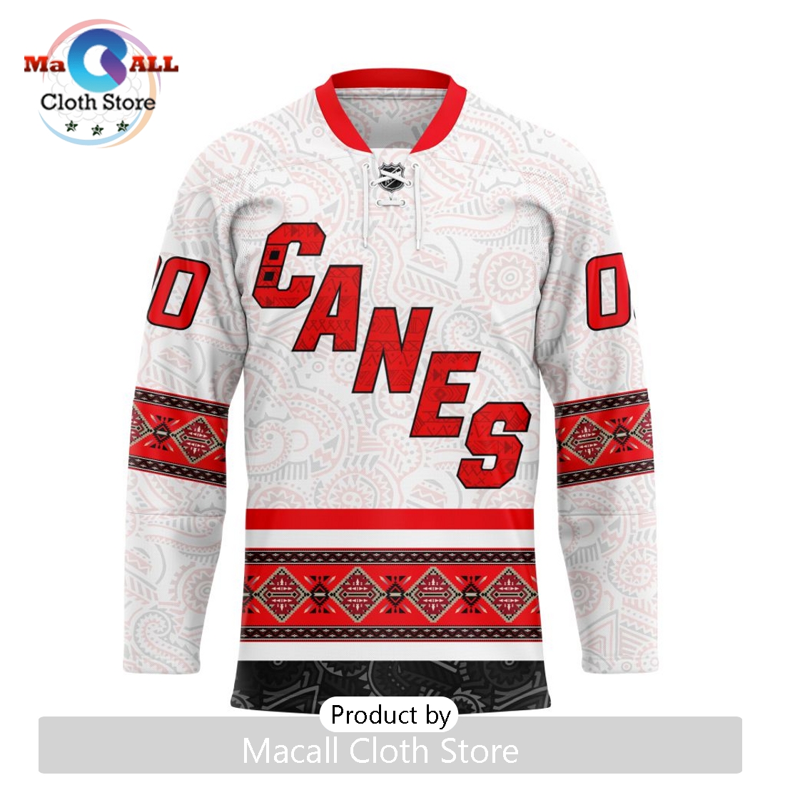 NHL Carolina Hurricanes Custom Native Nike Hockey Jersey
