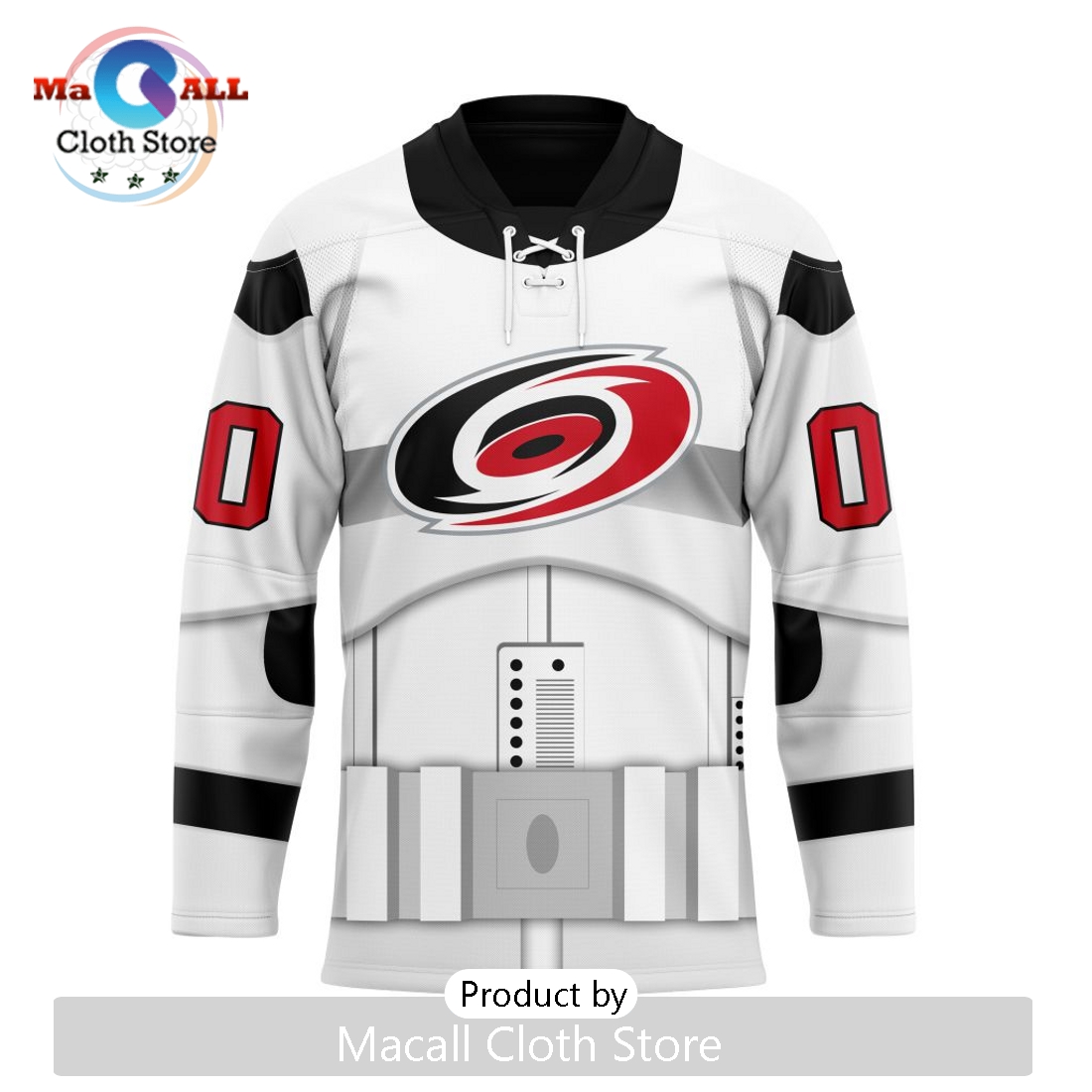 NHL Carolina Hurricanes Custom Star Wars Stormtrooper Hockey Jersey