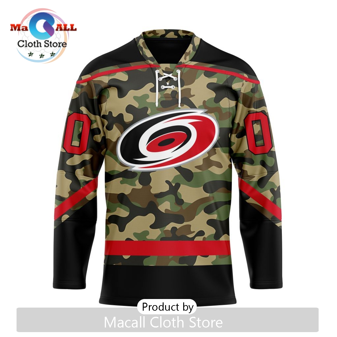 NHL Carolina Hurricanes Special Camo Nike Hockey Jersey