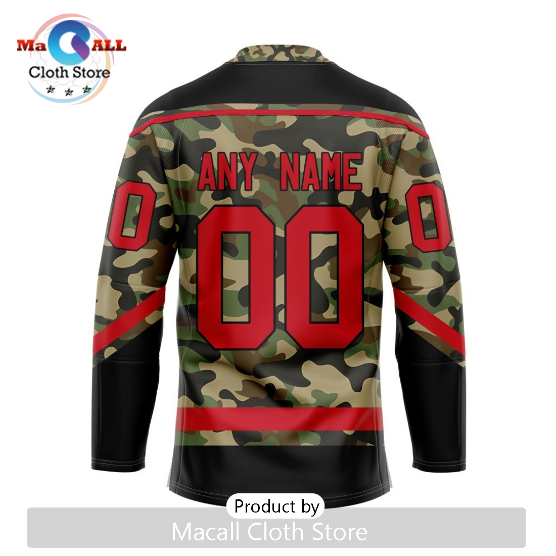 NHL Carolina Hurricanes Special Camo Nike Hockey Jersey