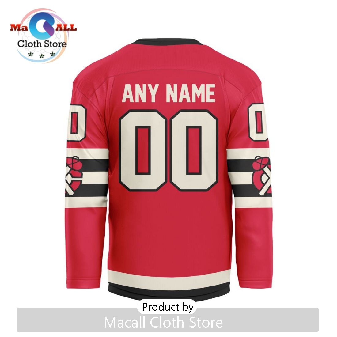 NHL Chicago Blackhawks Custom 2025 Winter Classic V-shaped Hockey Jersey