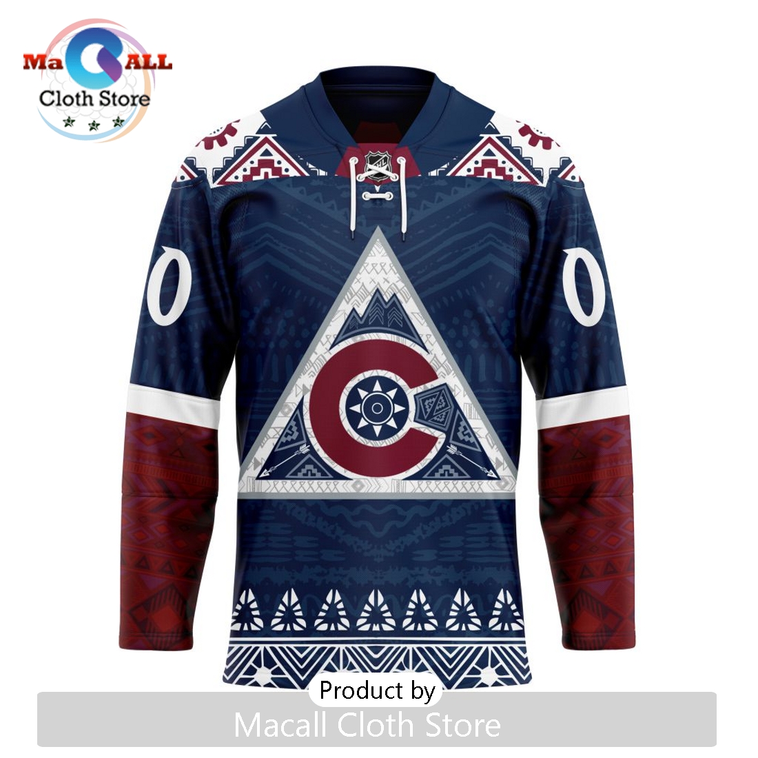 NHL Colorado Avalanche Custom Native Nike Hockey Jersey