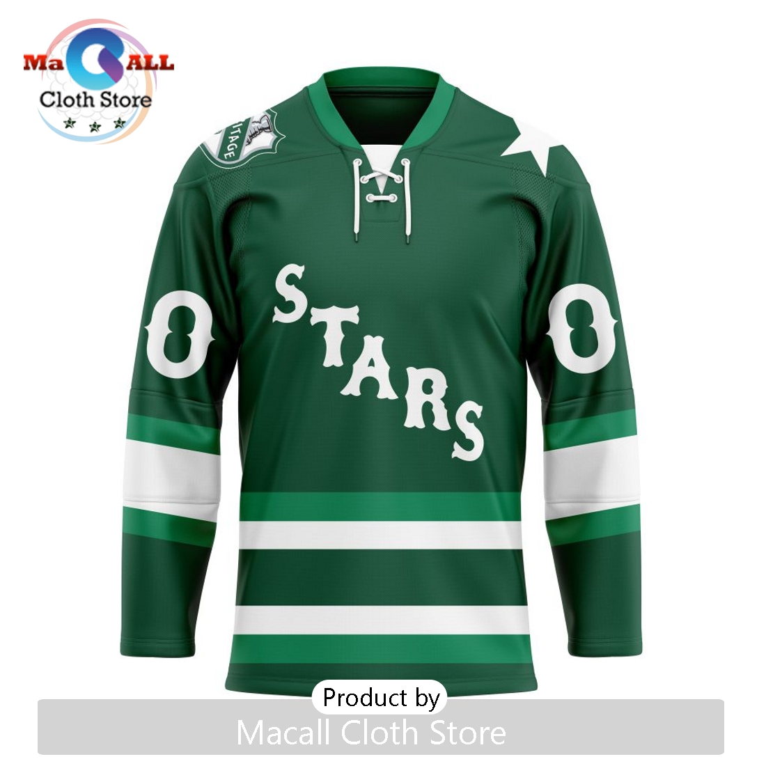 NHL Dallas Stars Custom Heritage New Hockey Jersey