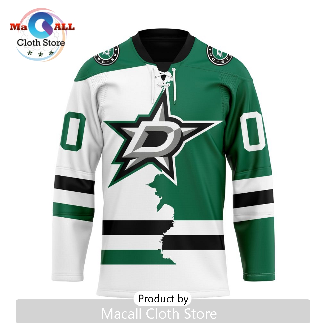 NHL Dallas Stars Custom Home Mix Away Hockey Jersey