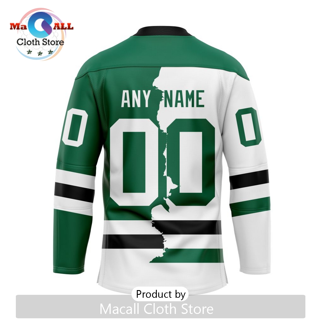 NHL Dallas Stars Custom Home Mix Away Hockey Jersey