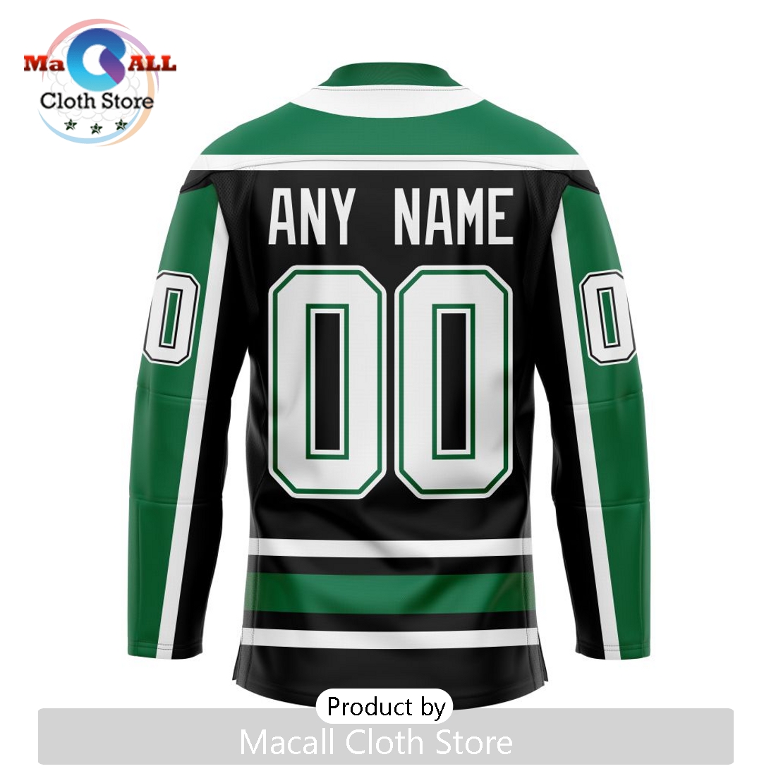 NHL Dallas Stars Custom Reverse Retro Hockey Jersey