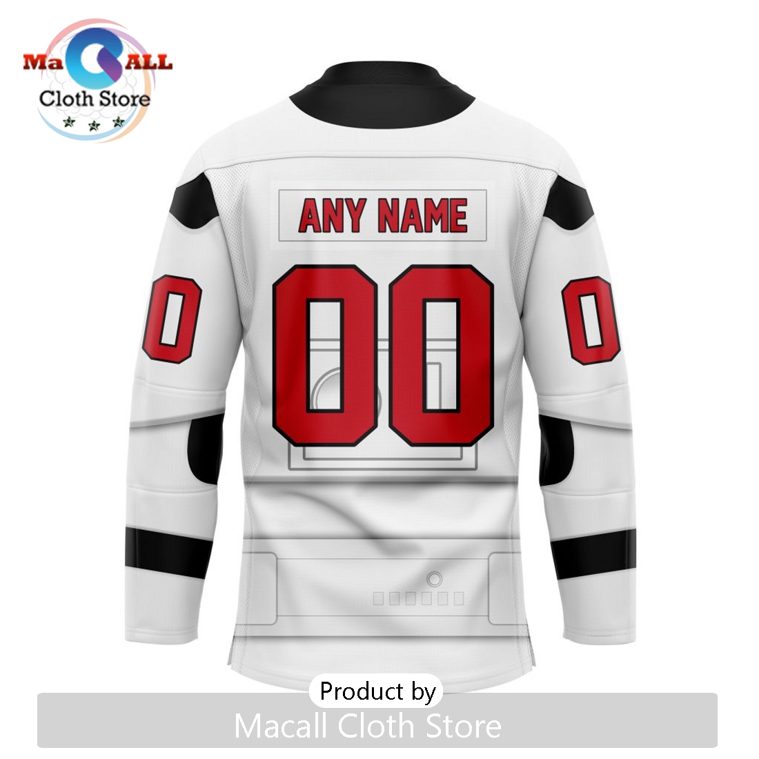 NHL Detroit Red Wings Custom Star Wars Stormtrooper Hockey Jersey
