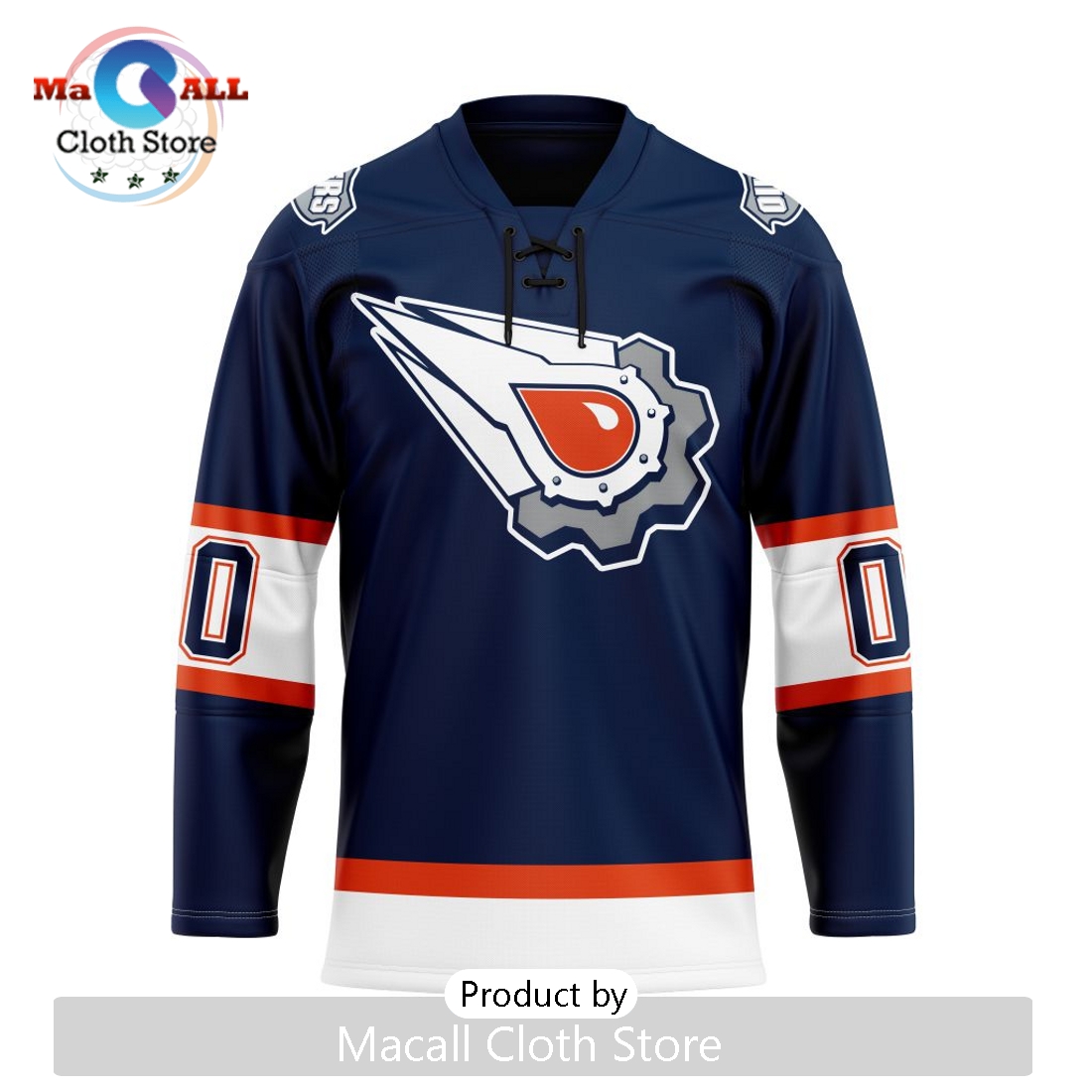 NHL Edmonton Oilers Custom Reverse Retro Hockey Jersey