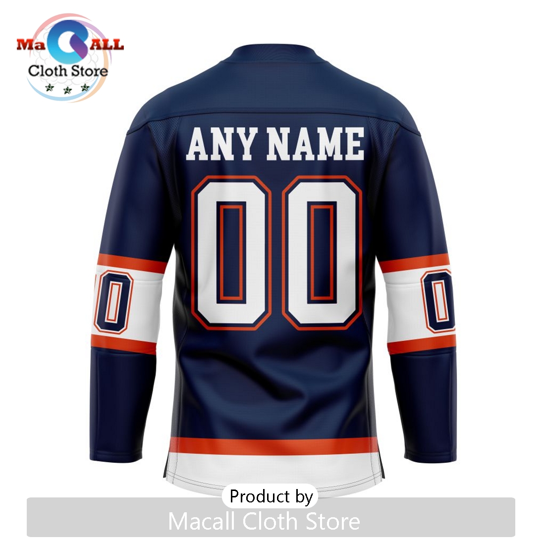 NHL Edmonton Oilers Custom Reverse Retro Hockey Jersey