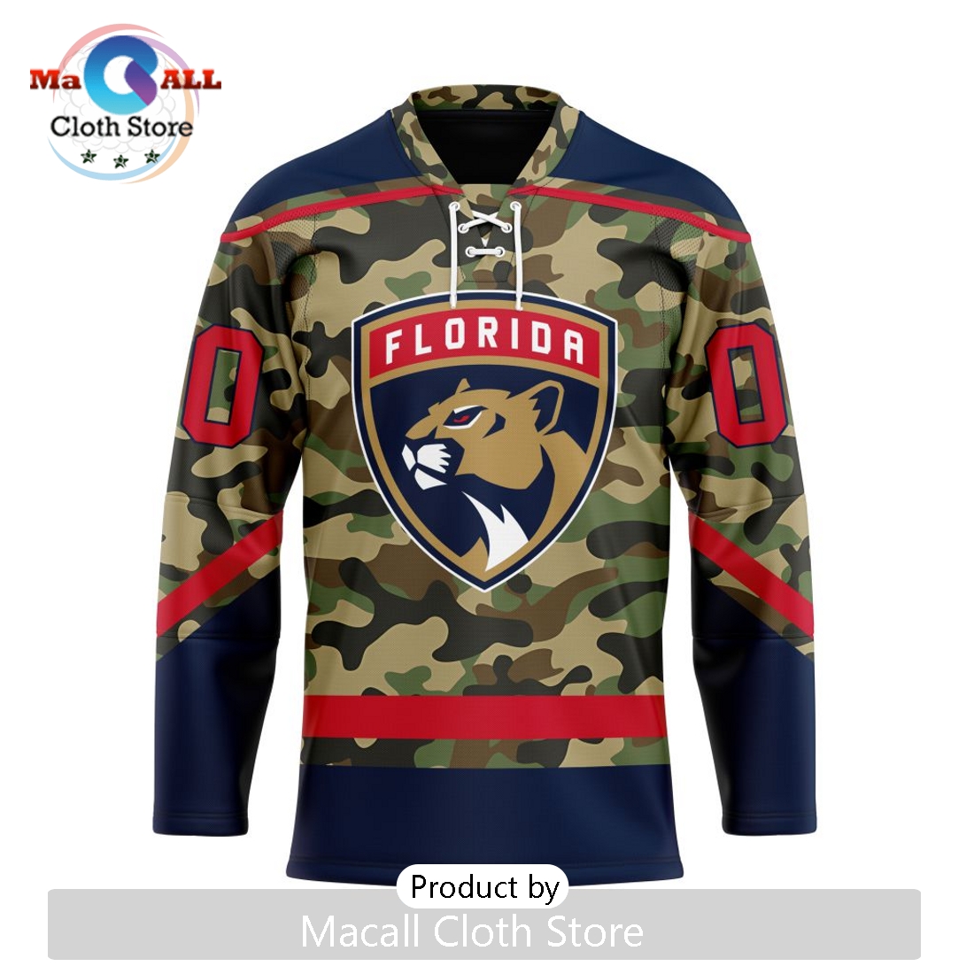 NHL Florida Panthers Special Camo Nike Hockey Jersey