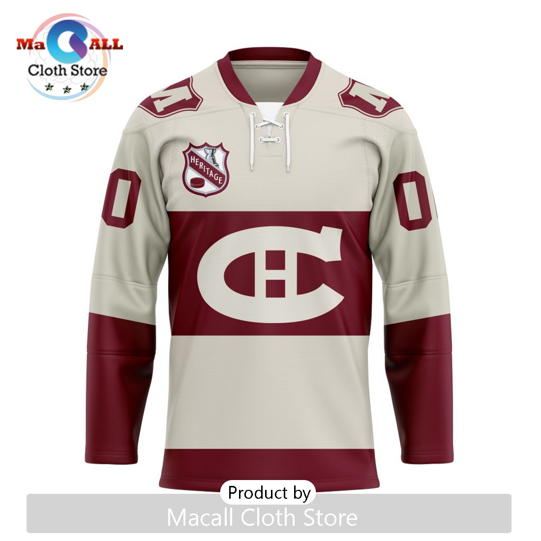 NHL Montreal Canadiens Custom Heritage New Hockey Jersey