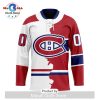 NHL Montreal Canadiens Custom Hockey Fights Cancer V-shaped Hockey Jersey