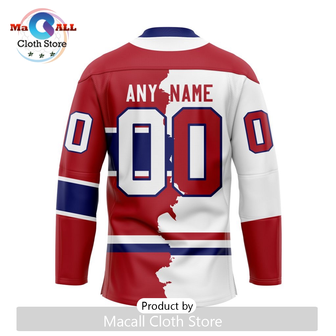 NHL Montreal Canadiens Custom Home Mix Away Hockey Jersey