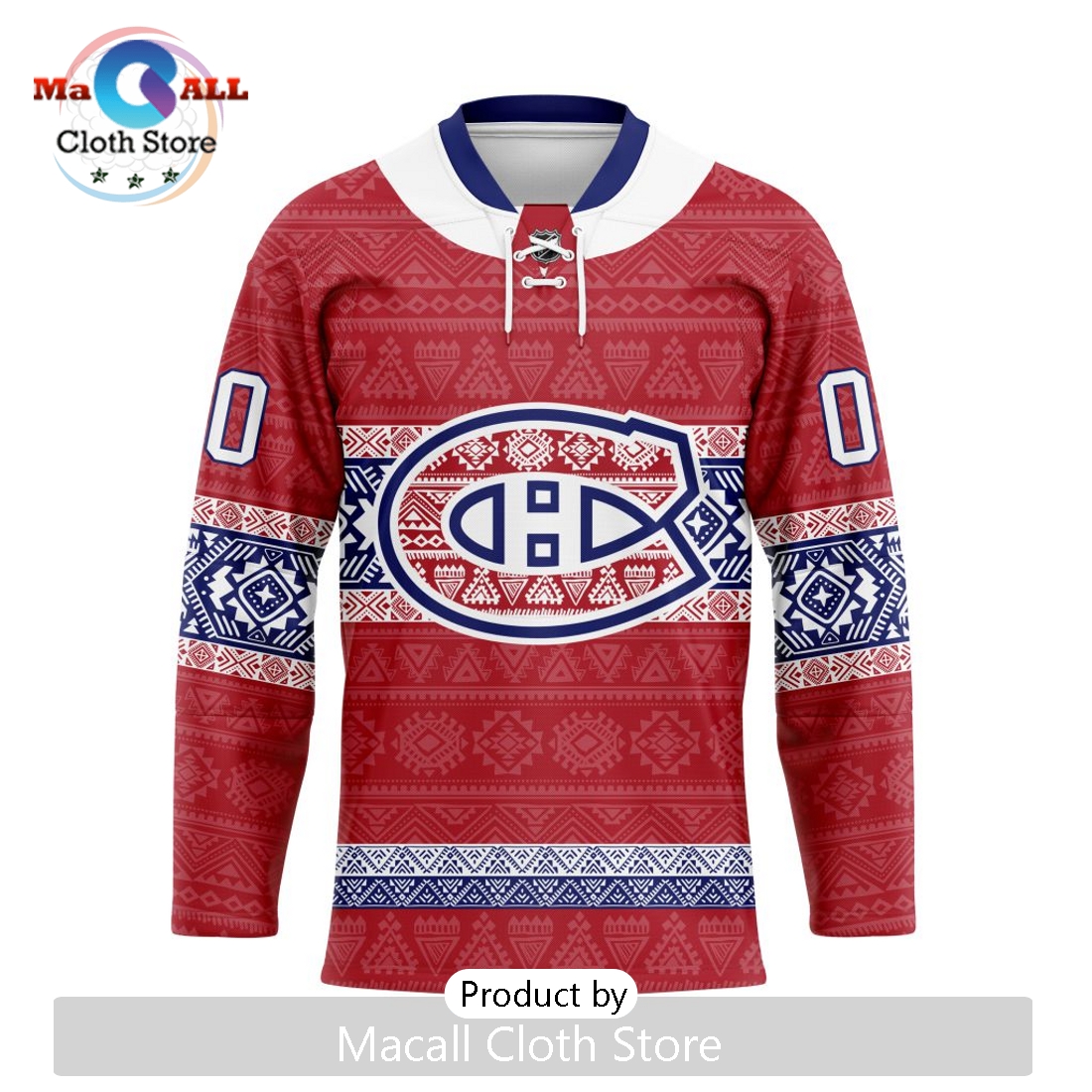NHL Montreal Canadiens Custom Native Nike Hockey Jersey