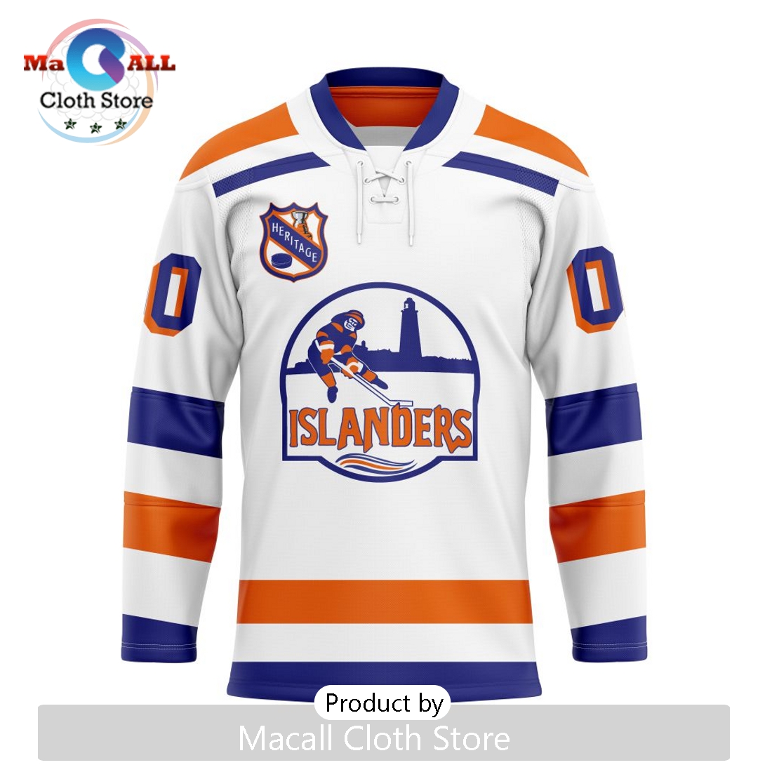 NHL New York Islanders Custom Heritage New Hockey Jersey