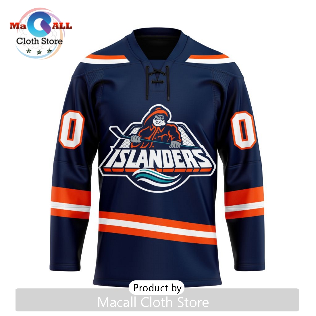 NHL New York Islanders Custom Reverse Retro Hockey Jersey