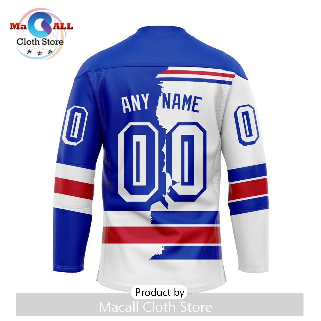 NHL New York Rangers Custom Home Mix Away Hockey Jersey