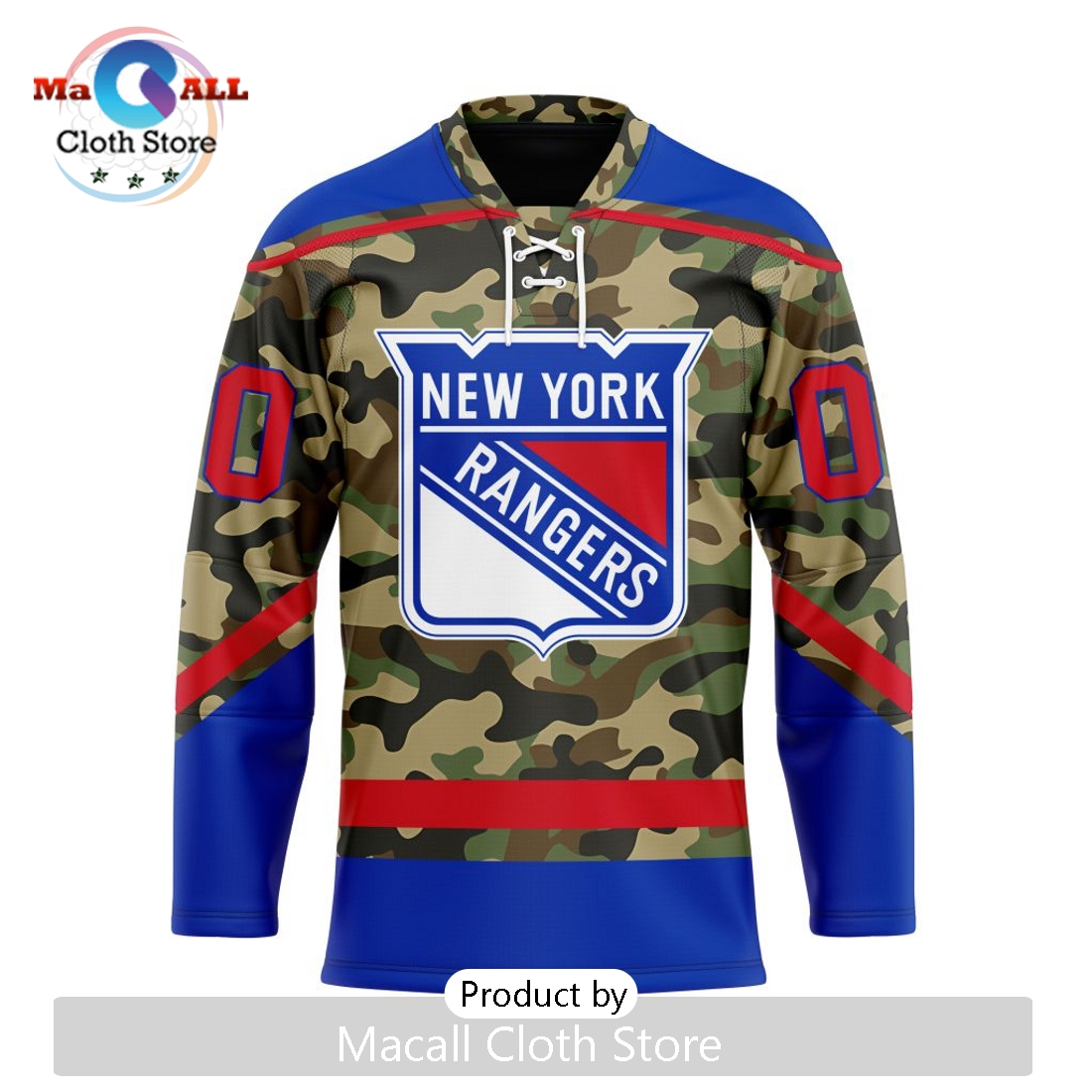 NHL New York Rangers Special Camo Nike Hockey Jersey