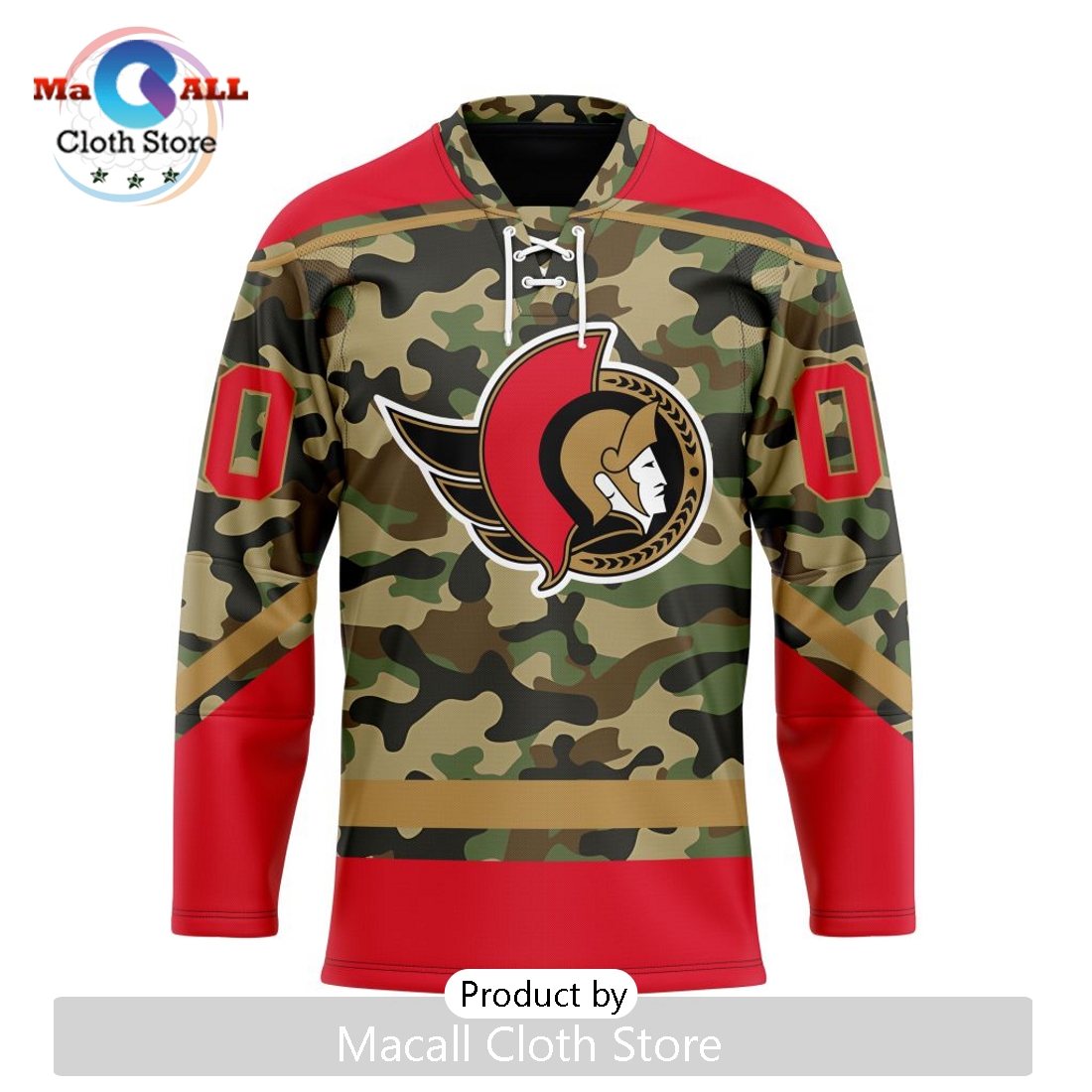 NHL Ottawa Senators Special Camo Nike Hockey Jersey