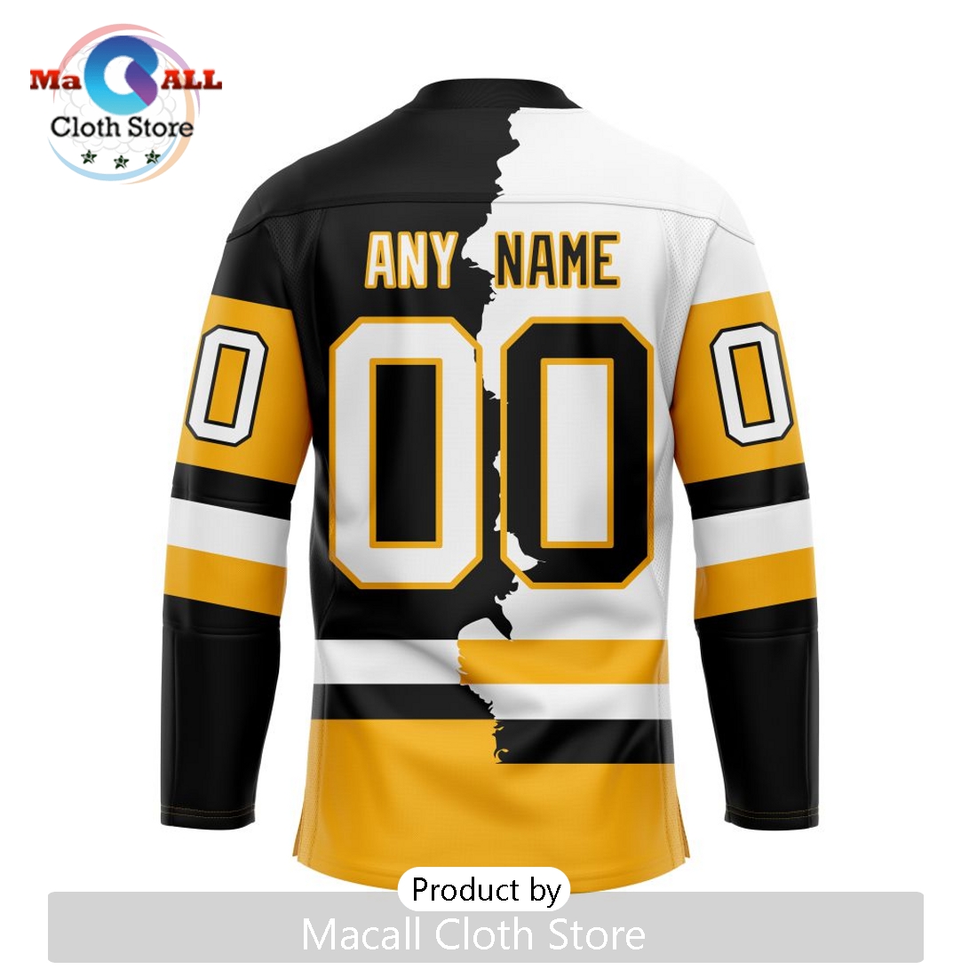 NHL Pittsburgh Penguins Custom Home Mix Away Hockey Jersey