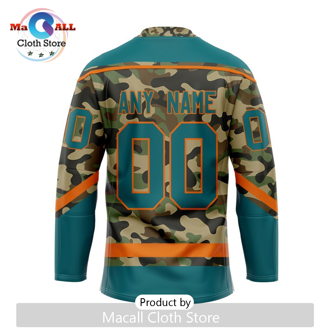 NHL San Jose Sharks Special Camo Nike Hockey Jersey
