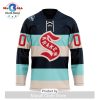 NHL Seattle Kraken Custom Home Mix Away Hockey Jersey