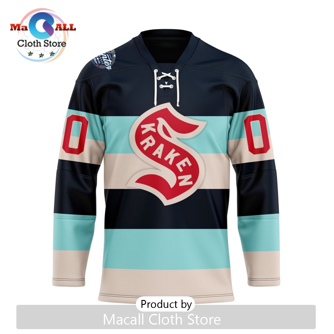 NHL Seattle Kraken 2024 Winter Classic Personalizedized Hockey Jersey