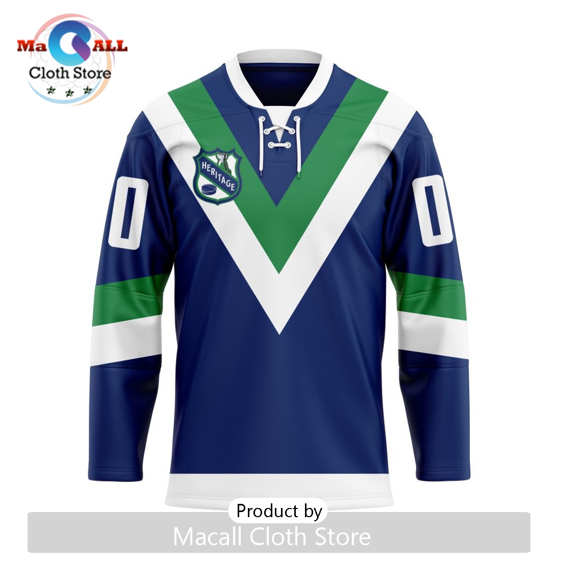 NHL Vancouver Canucks Custom Heritage New Hockey Jersey