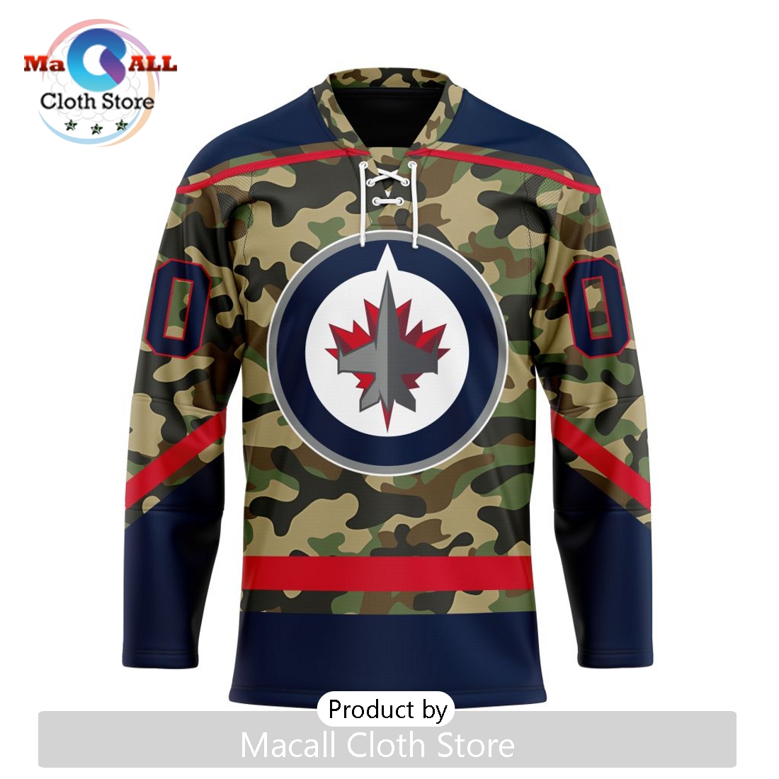 NHL Winnipeg Jets Special Camo Nike Hockey Jersey