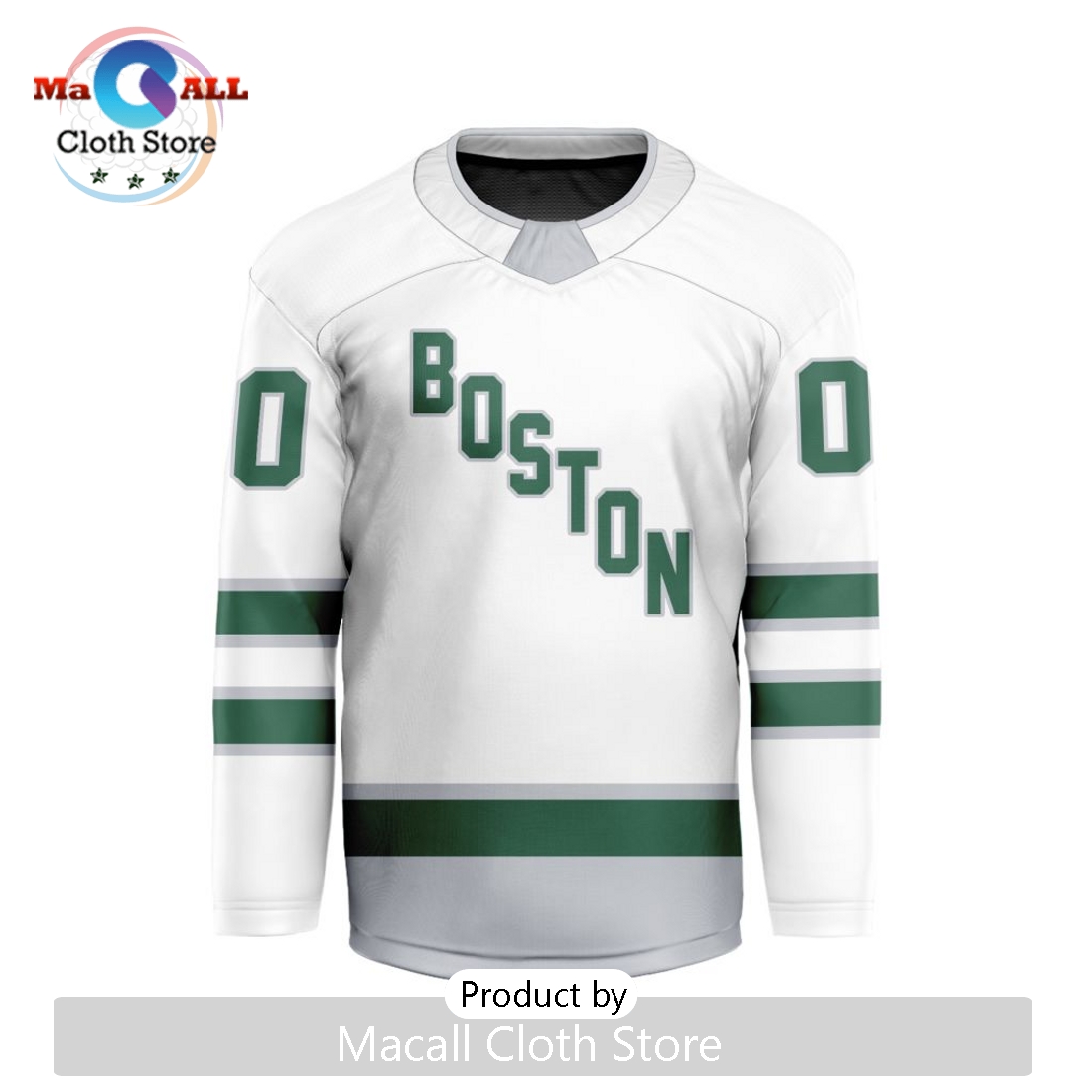 PWHL Boston Fleet Custom Away V-shaped Hockey Jersey
