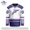 PWHL Minnesota Frost Custom Away Lace Hockey Jersey