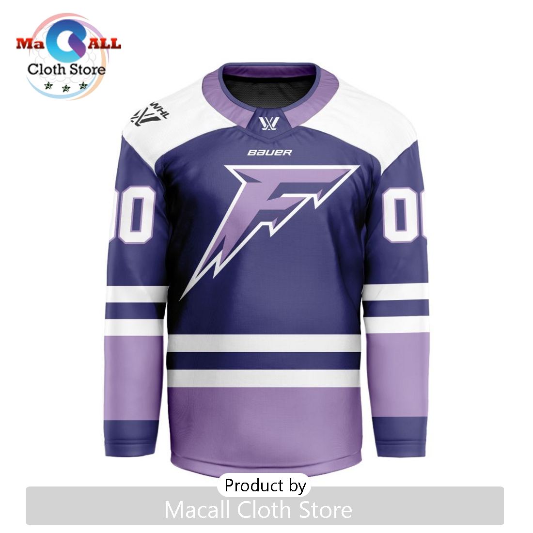 PWHL Minnesota Frost Custom 2024-2025 Home V-shaped Hockey Jersey