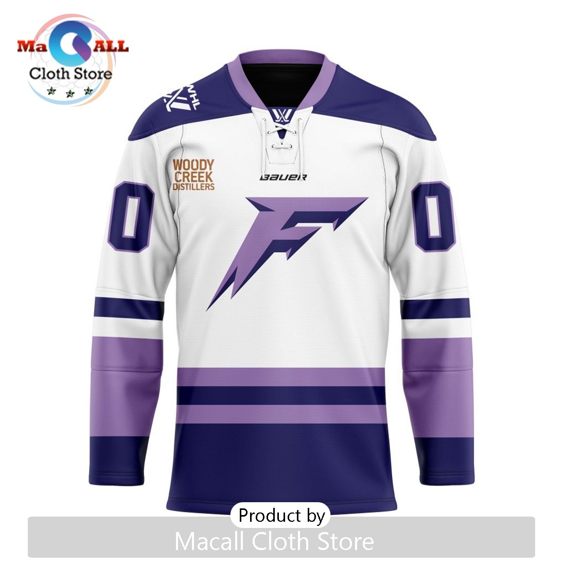 PWHL Minnesota Frost Custom Away Lace Hockey Jersey