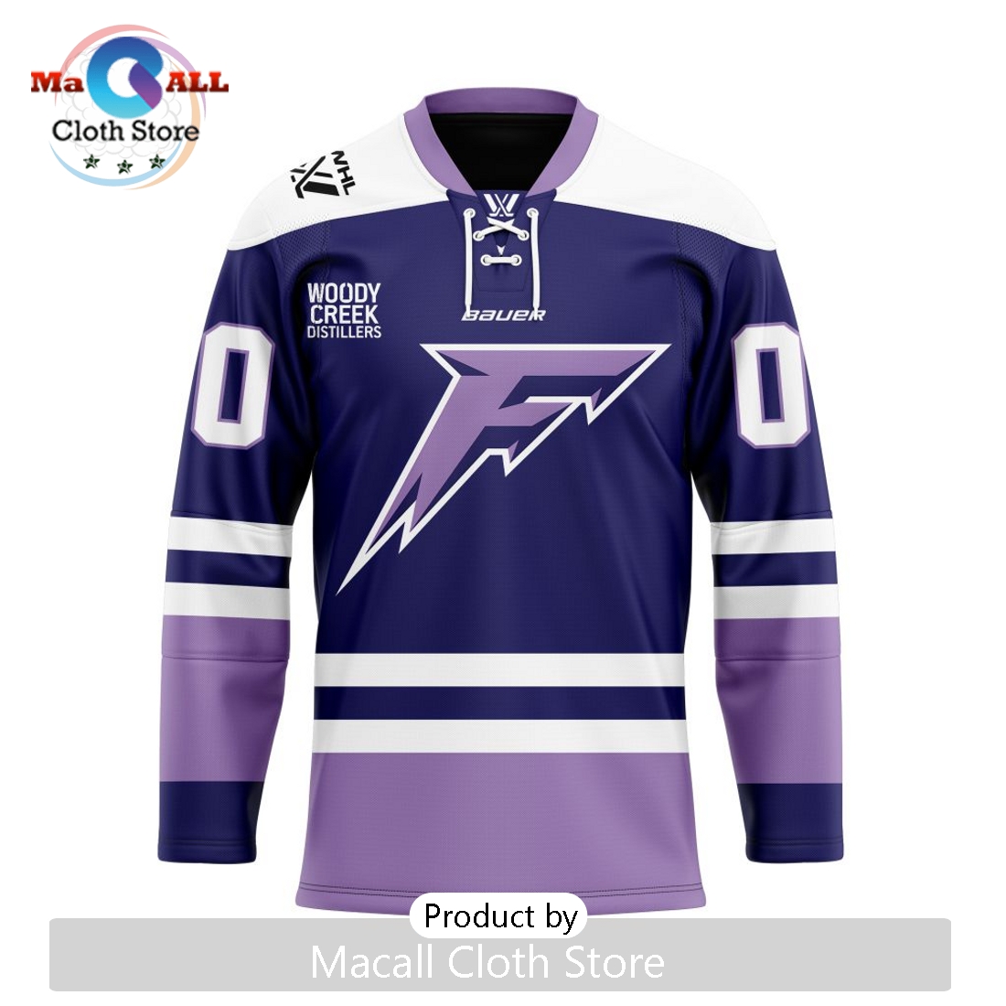 PWHL Minnesota Frost Custom Home Lace Hockey Jersey