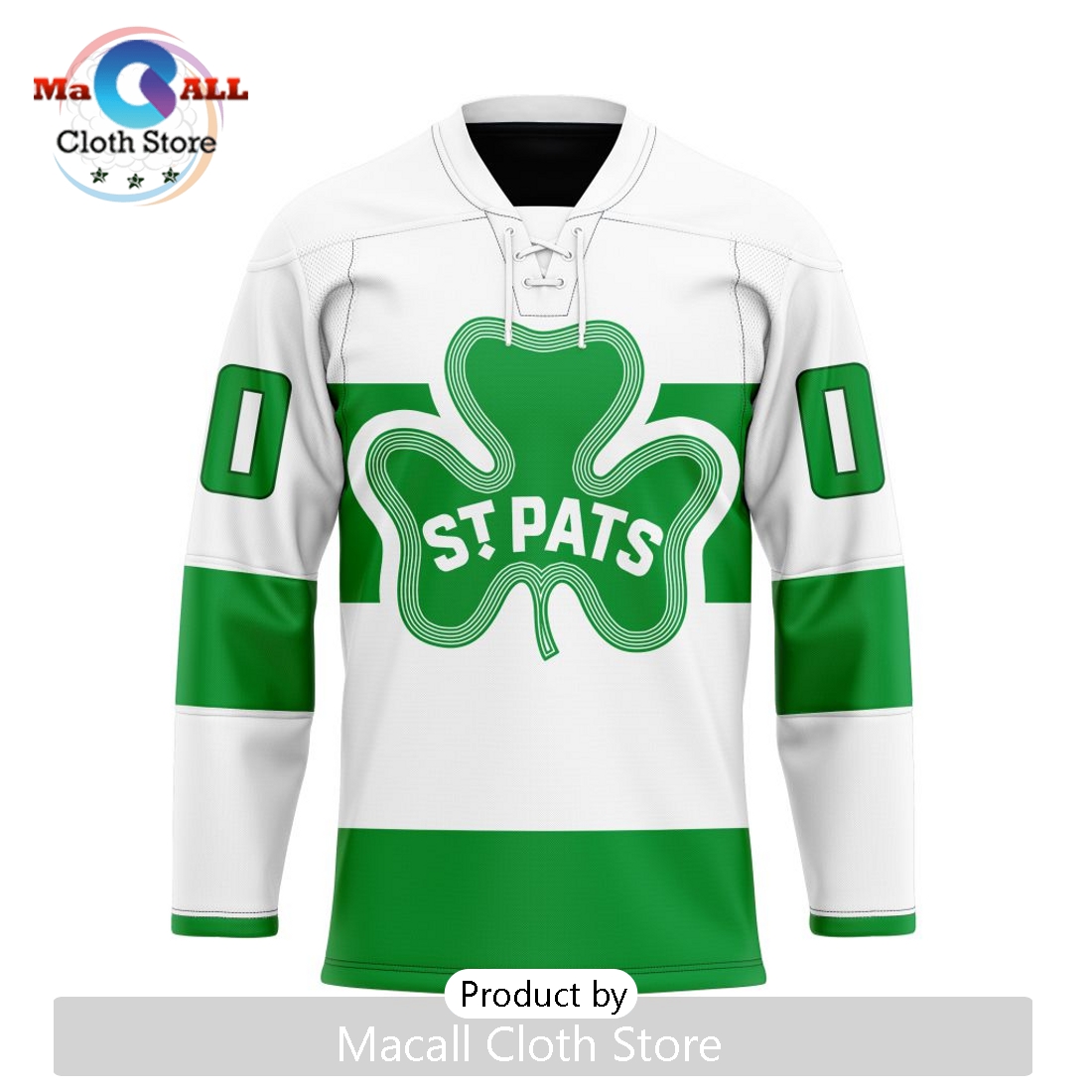 Toronto Maple Leafs Custom 2024 St Pats Hockey Jersey
