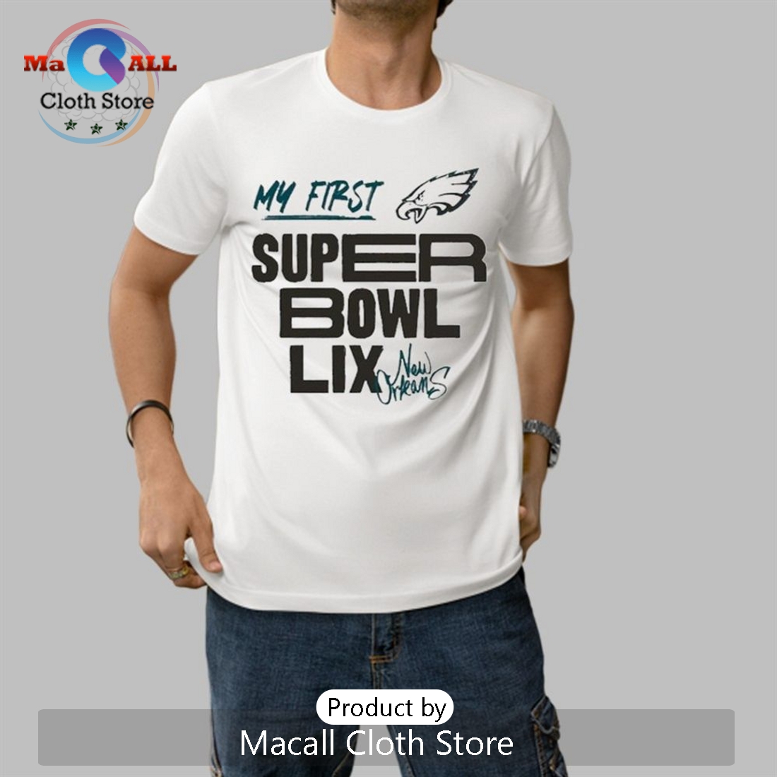 Philadelphia Eagles My First Super Bowl LIX New Orleans T-Shirt