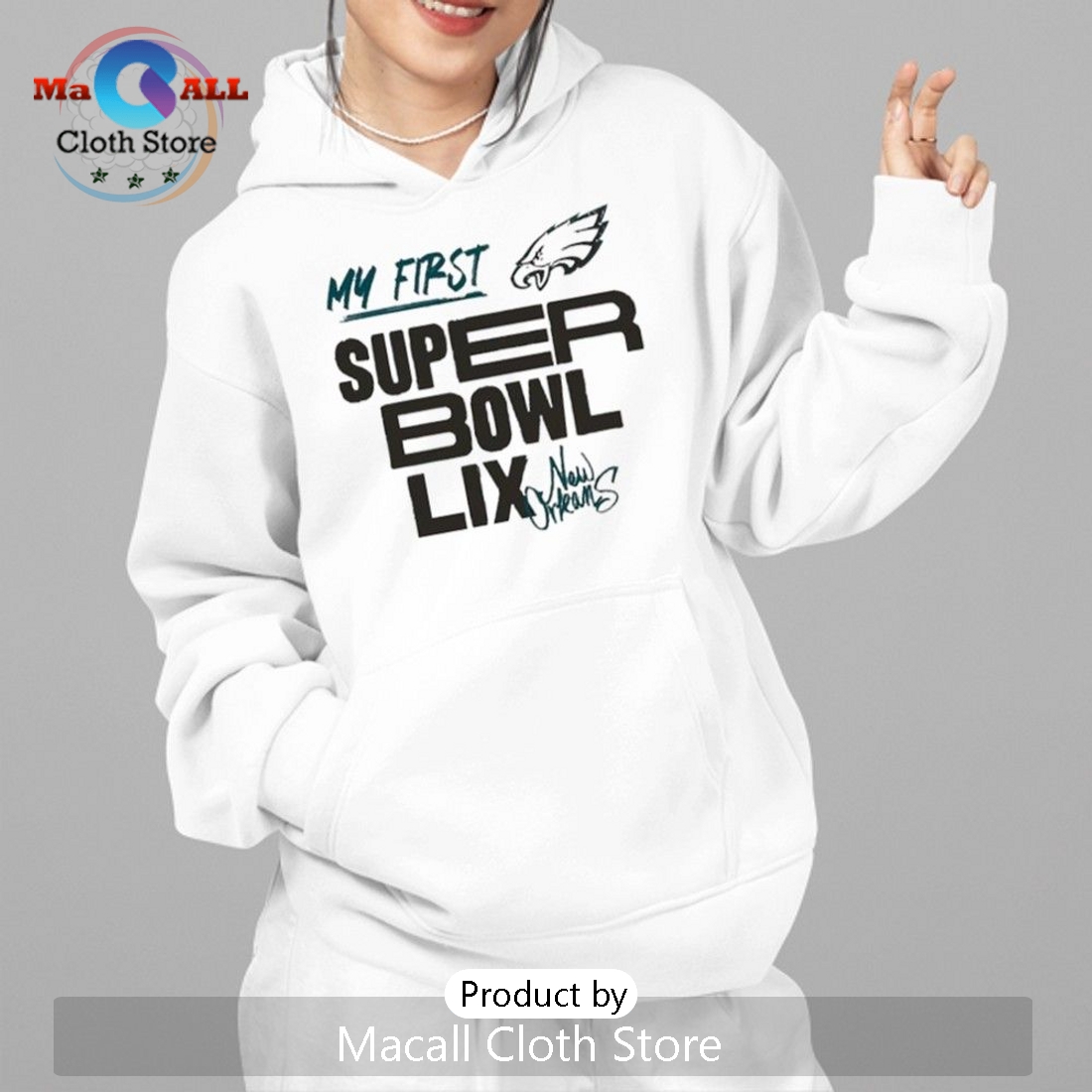 Philadelphia Eagles My First Super Bowl LIX New Orleans T-Shirt