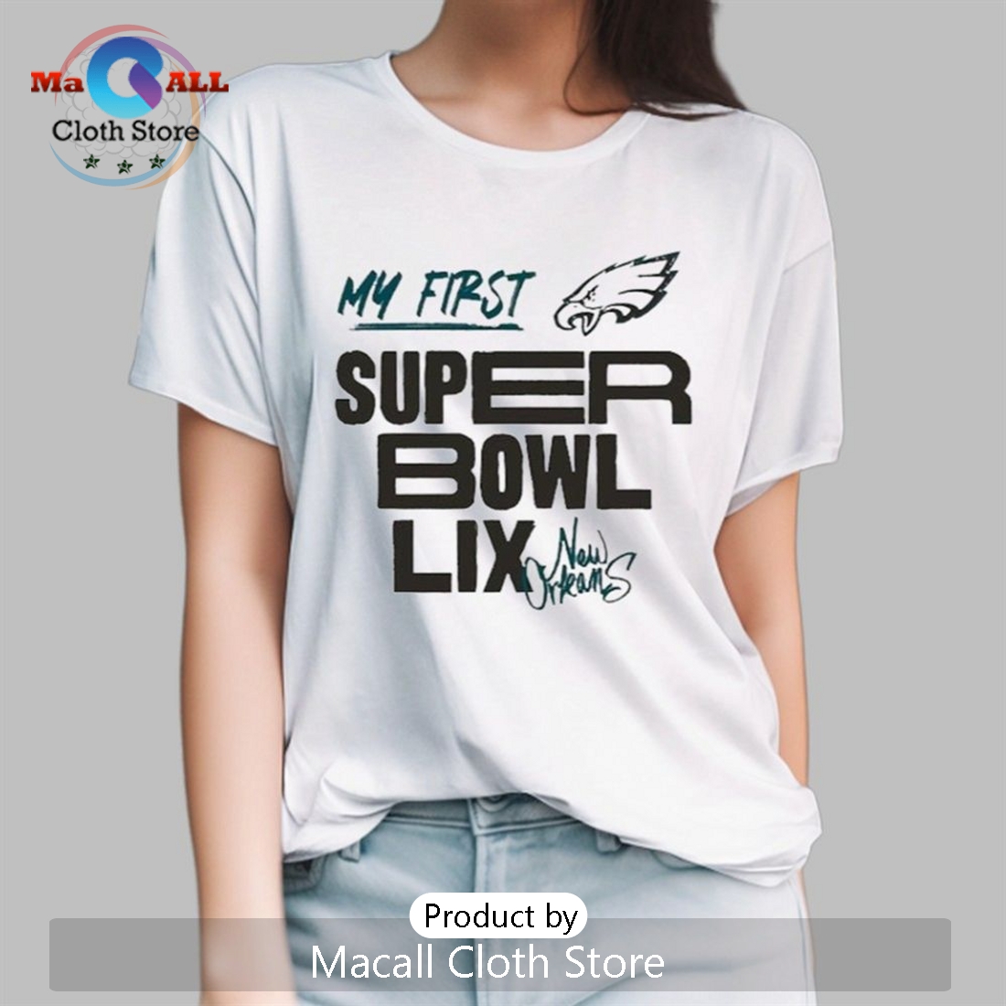 Philadelphia Eagles My First Super Bowl LIX New Orleans T-Shirt
