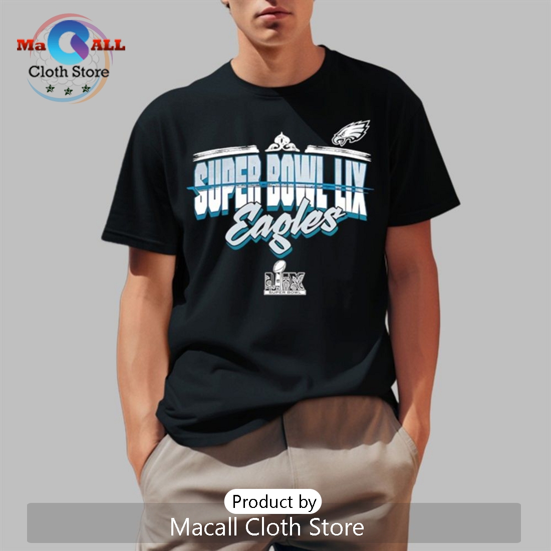 Philadelphia Eagles Super Bowl LIX 2025 T-Shirt