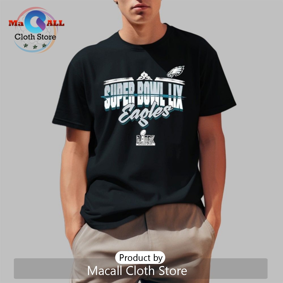 Philadelphia Eagles Super Bowl LIX T-Shirt